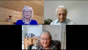 Renate Bukovski gratuliert Silvia und Alfried Lädngle zum 70. Geburtstag